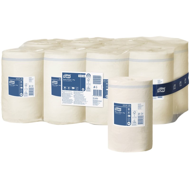 Tork rouleau de nettoyage multifonctionnel, 1-pli, 120 m, 215 mm