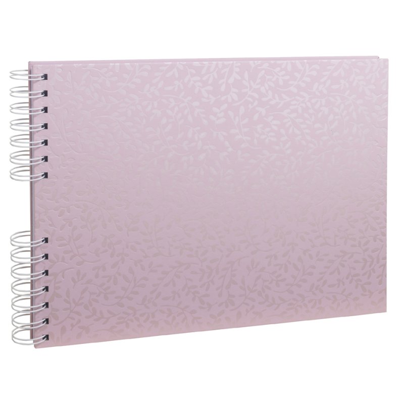 EXACOMPTA album à spirales photo AutentiK, 320 × 220 mm, gris-bleu, 50 pages blanches