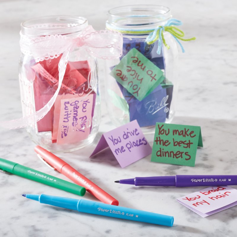 Paper Mate Flair stylos-feutres, 1,0 mm, 4 pièces, couleurs joyeuses