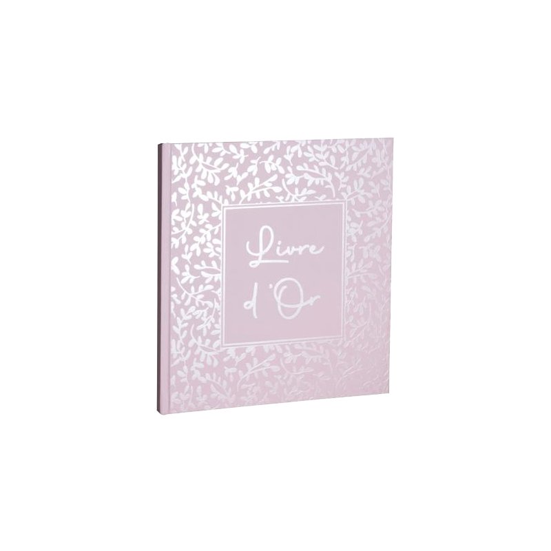EXACOMPTA livre d'or AutentiK, 190×210 mm, rose, 140 pages