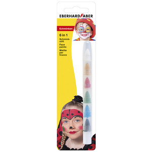 EBERHARD FABER schminkstift 6-in-1, 6 kleuren, dermatologisch getest