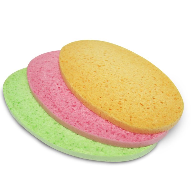 Spontex doeksponzen ColorMix, 3 kleuren, biologisch afbreekbaar, 3 stuks