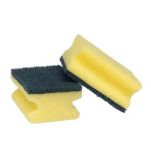 Spontex pannenreiniger anti-vet, 3 stuks, 100% recyclingvezels
