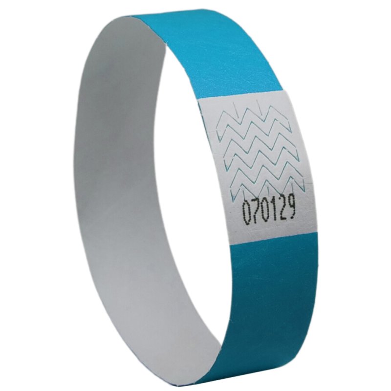 AVERY bracelets événement, 256 × 19 mm, bleu néon, 500 pièces