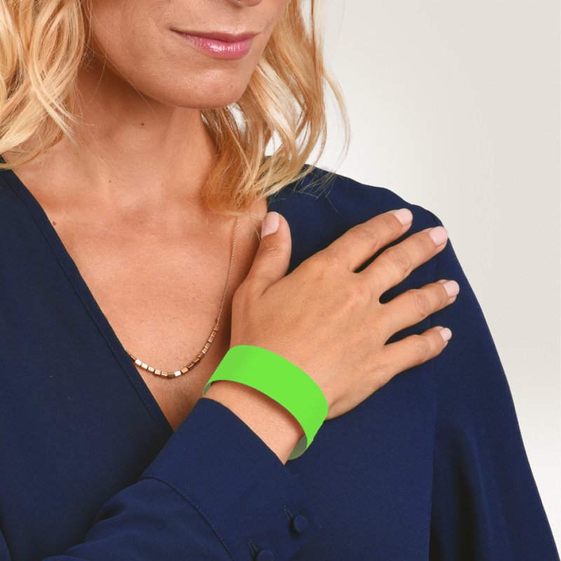 AVERY bracelets événement, 256 × 19 mm, bleu néon, 500 pièces