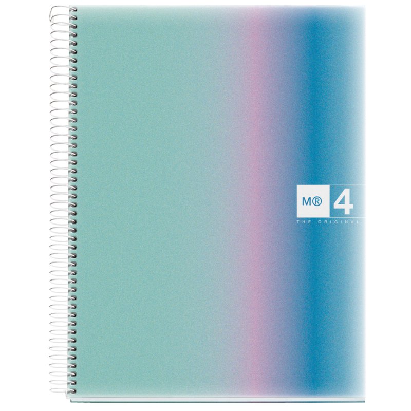 MIQUELRIUS collegeblok Notebook AURORA, A4, geruit, 120 blad
