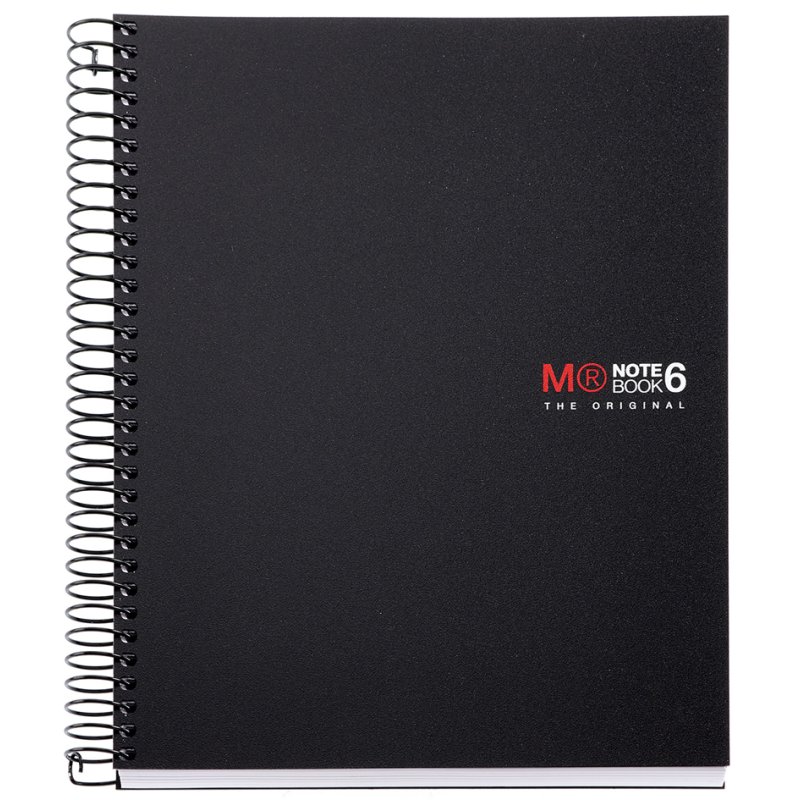 MIQUELRIUS collegeblok Notebook THE ORIGINAL, A4, geruit, zwart, 150 vel