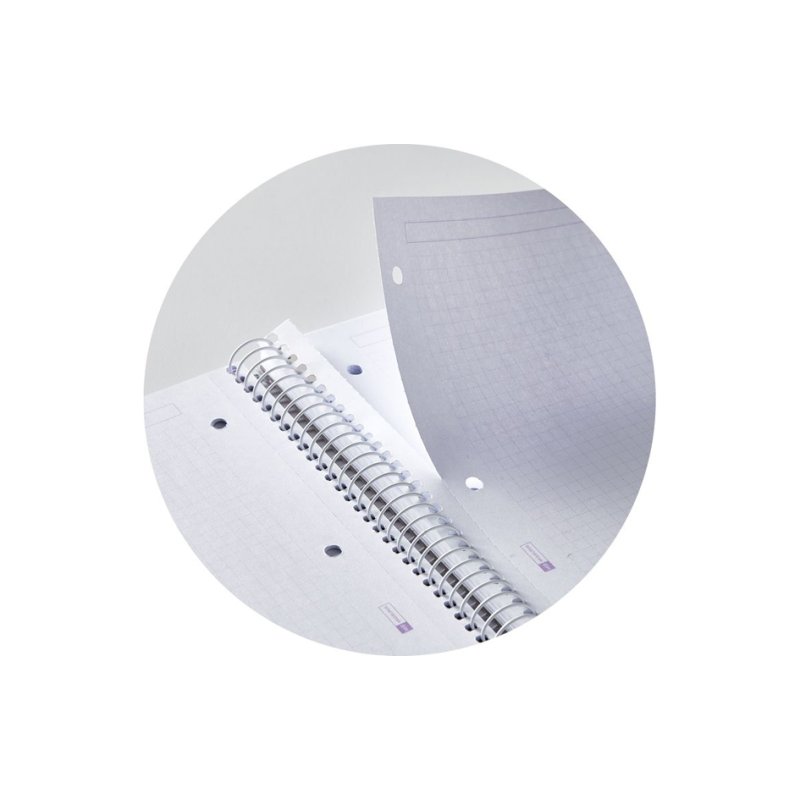 MIQUELRIUS collegeblok Notebook THE ORIGINAL, A4, geruit, zwart, 150 vel