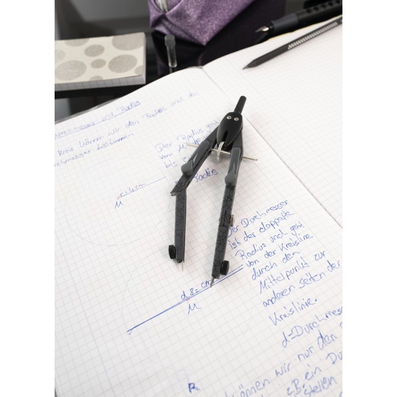 EBERHARD FABER compas, anthracite, 390 mm diamètre