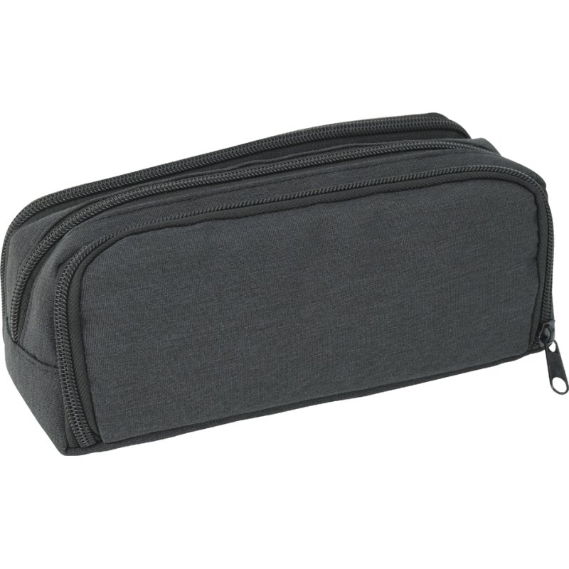 EBERHARD FABER pennenetui, antraciet/zwart, polyester, 230×90×100 mm