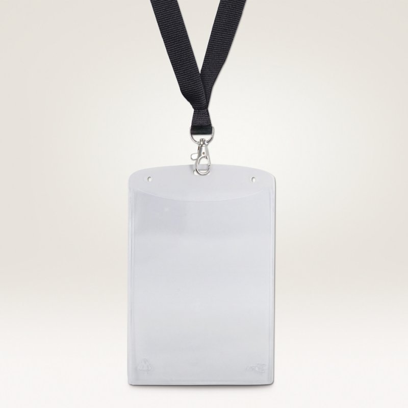 AVERY porte-noms avec lanière textile, DIN A6, transparent, 10 pièces