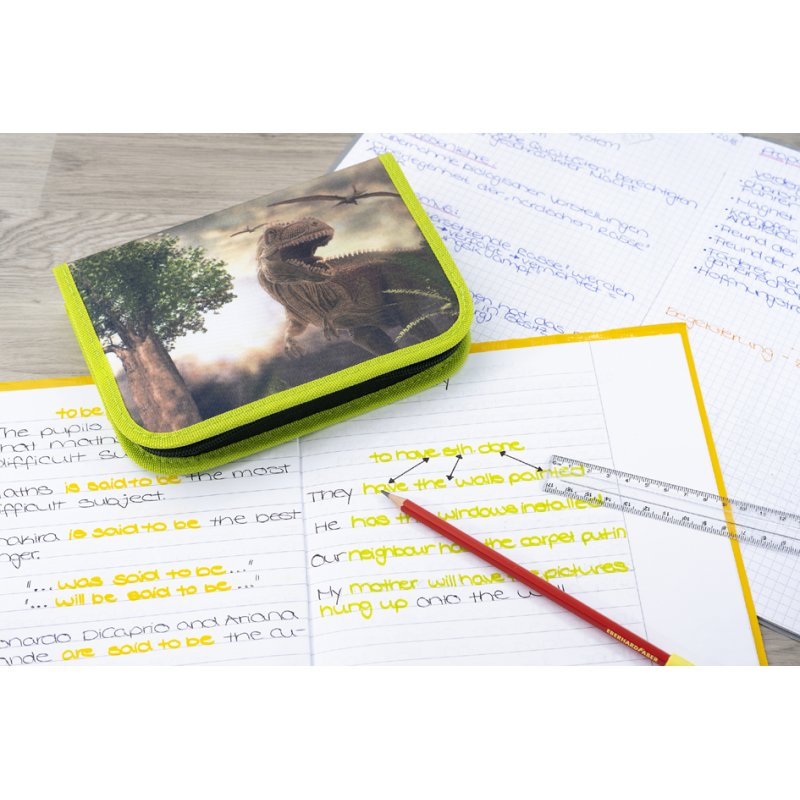 EBERHARD FABER schooletui Dino, neongroen