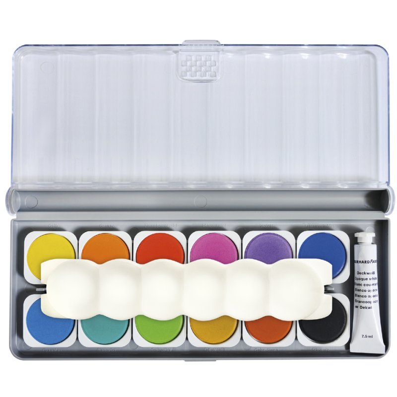EBERHARD FABER ensemble de peinture de couverture WINNER, 24 couleurs, 51% matière recyclée