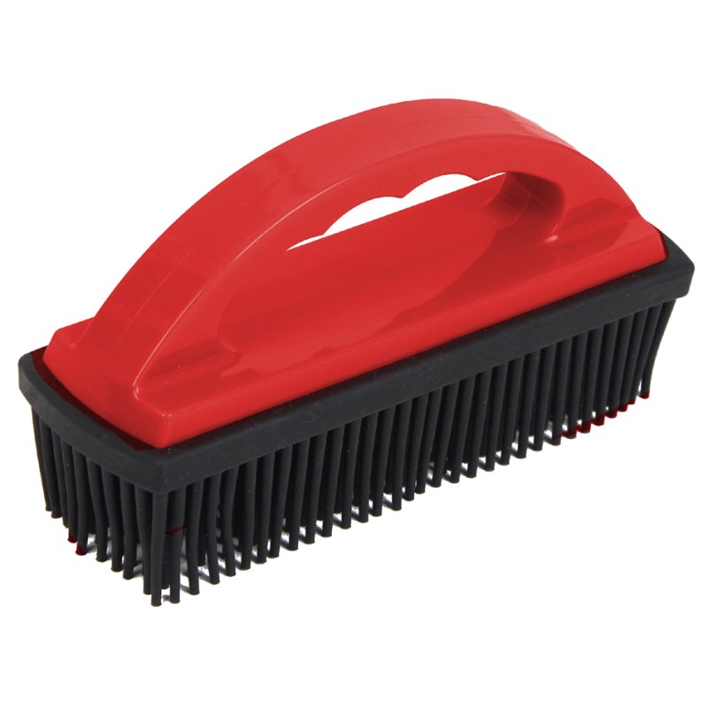 IWH brosse pour poils d'animaux caoutchouc, rouge, 192×55×83 mm