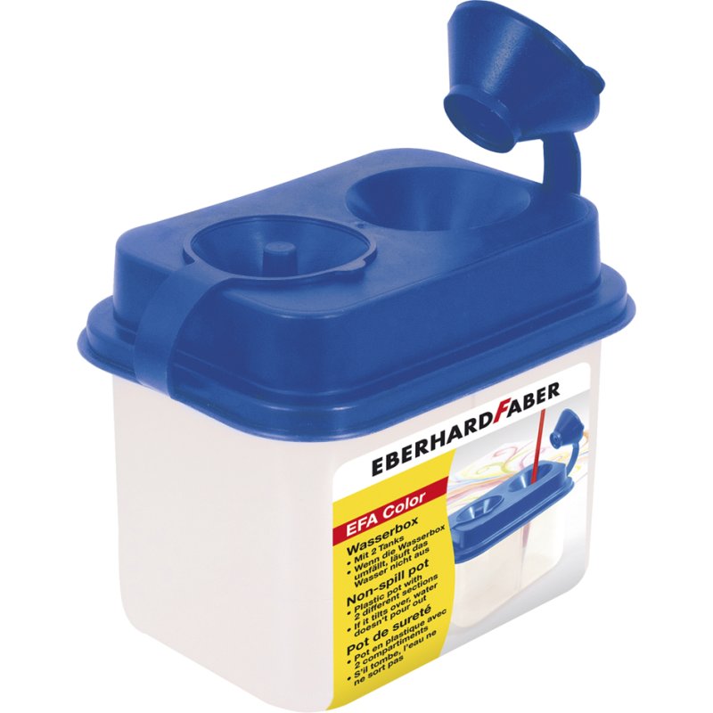 EBERHARD FABER EFA water box, blue, 2 water tanks, plastic