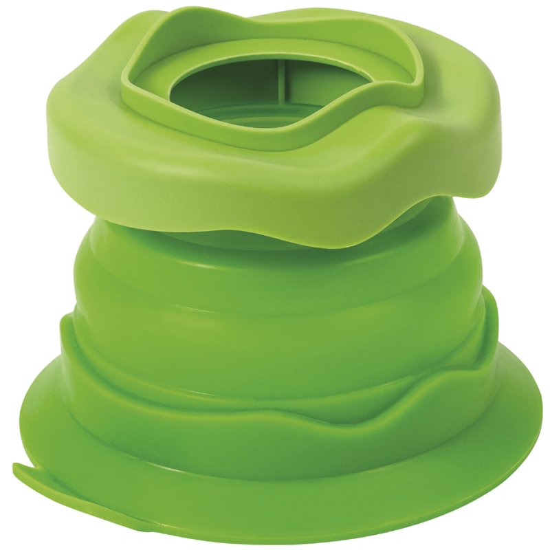 EBERHARD FABER GREEN WINNER water cup, green, silicone, folding mechanism