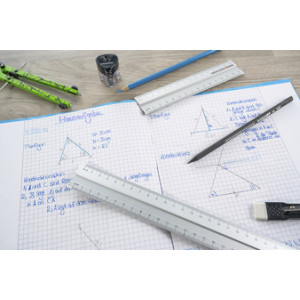 EBERHARD FABER liniaal aluminium, 15 cm, breukbestendig
