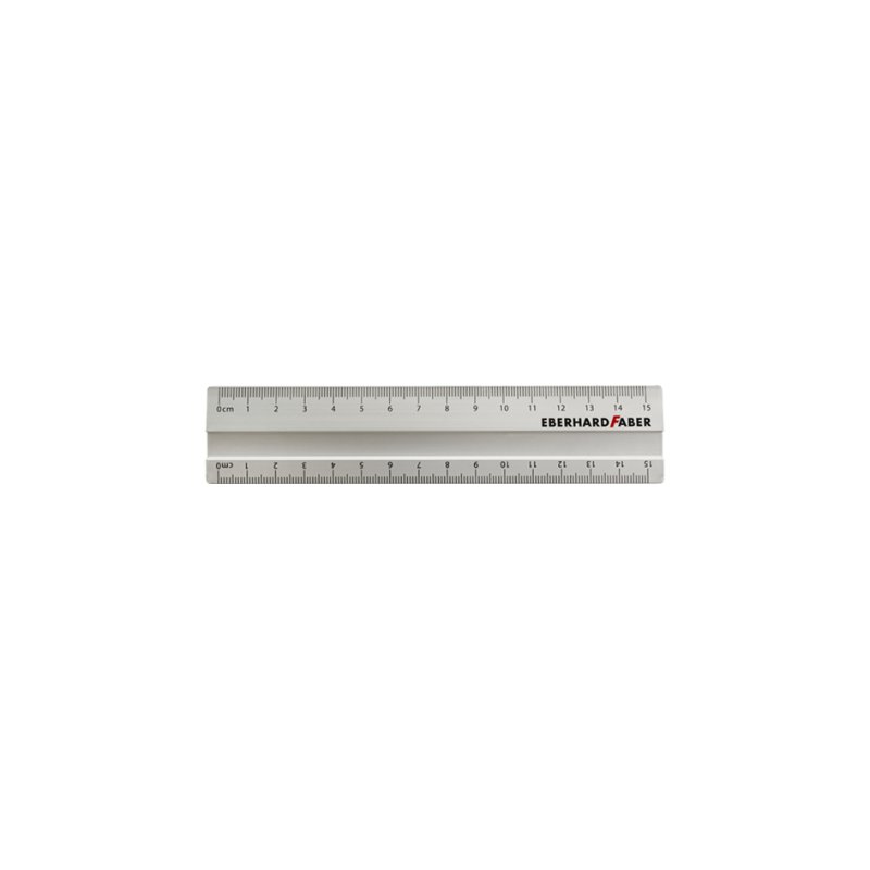 EBERHARD FABER metalen liniaal, aluminium, 300 mm