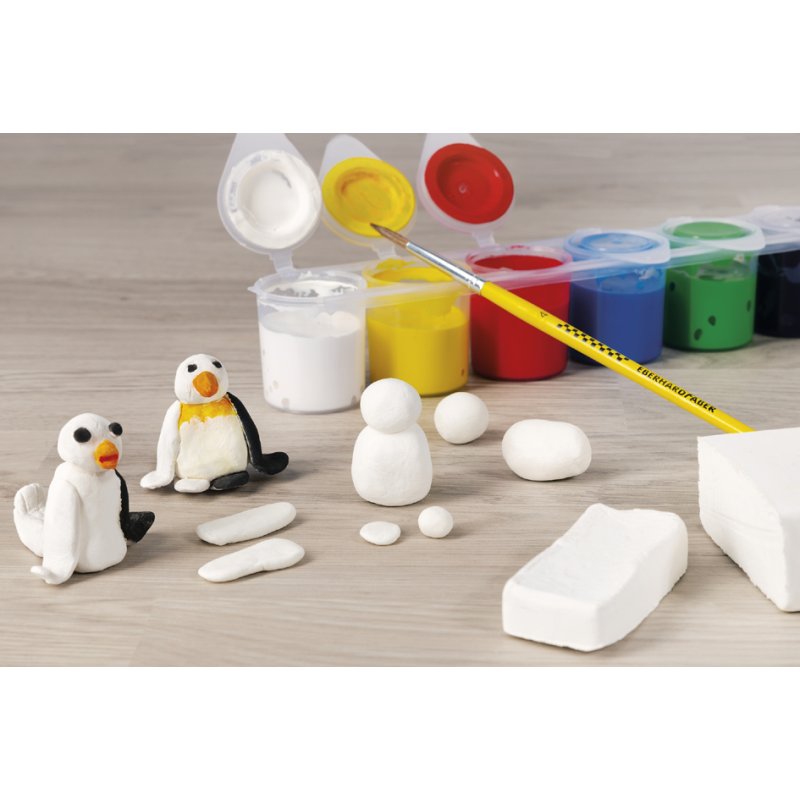 EBERHARD FABER boetseerklei EFA Plast KIDS, wit, luchthardend, 3 kg