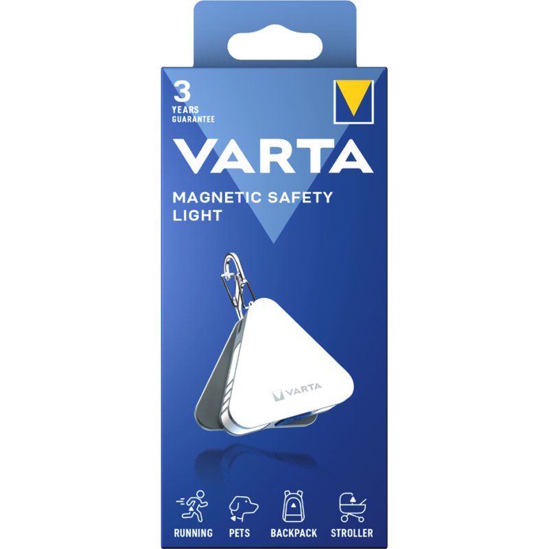 VARTA zaklamp Magnetic Safety Light, magnetisch, 5 lichtstanden, IP54