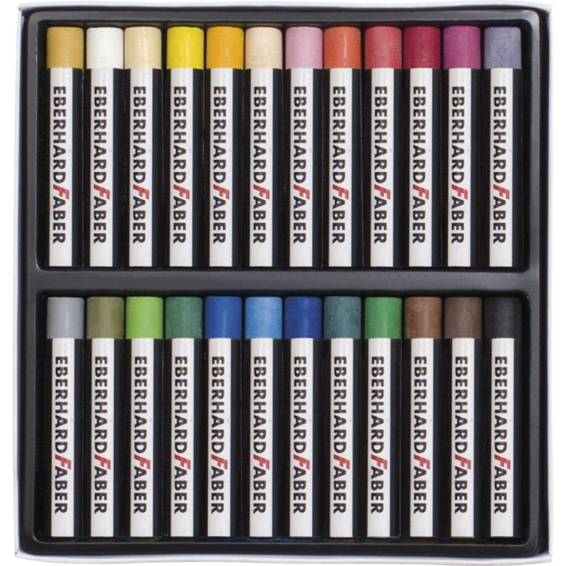 EBERHARD FABER crayons pastel gras Artist Color, résistant à l'eau, diamètre 9 mm, 50 pièces