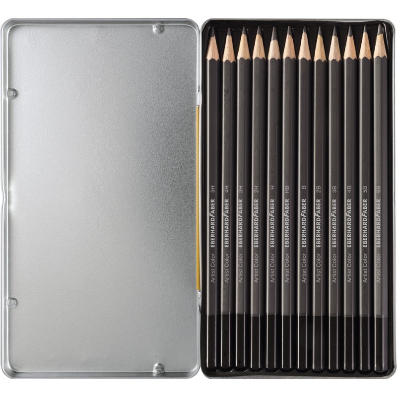 EBERHARD FABER pencils, 12 pieces, 3.0 mm, 12 grades