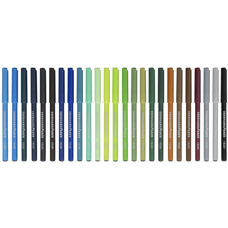 EBERHARD FABER COLORI felt-tip pens, round, 1.0 mm, 50 pieces