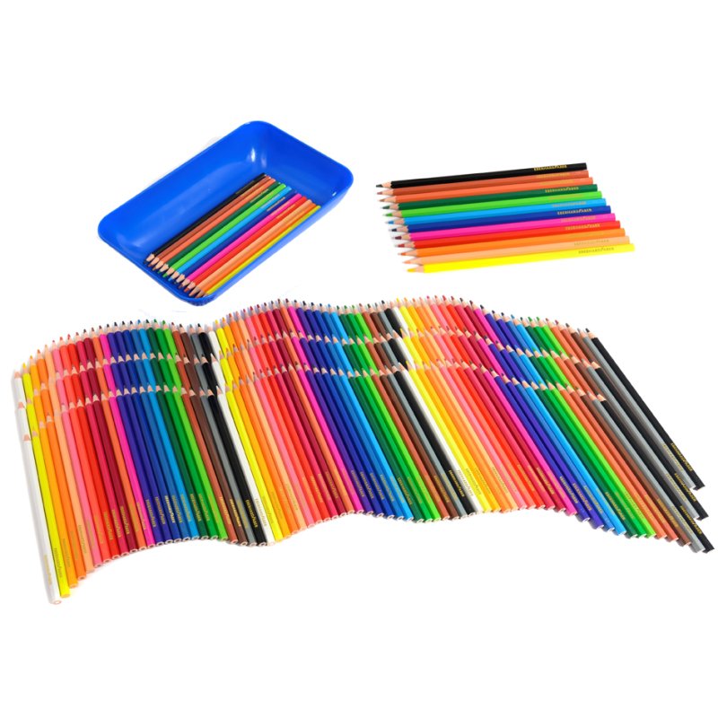 EBERHARD FABER ensemble maternelle, 216 crayons de couleur, hexagonal, échelle de bricolage