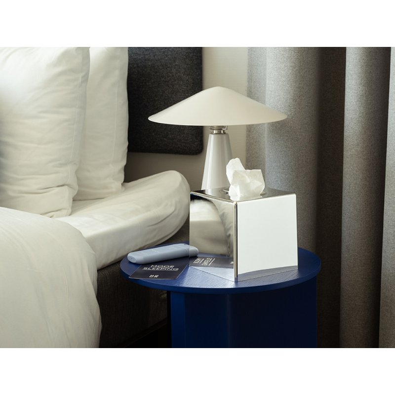 MOOR tissues dispenser SHERYL, chroom, 125×125×138 mm