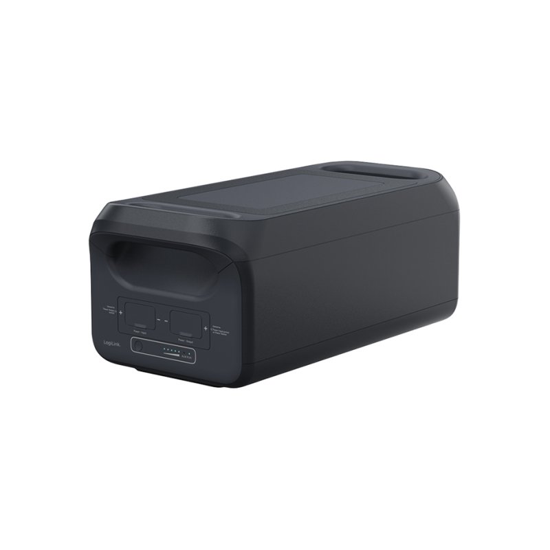 LogiLink batterie d'extension pour centrale électrique 3.000 Watt, noir, 2.500 Wh, LiFePO4