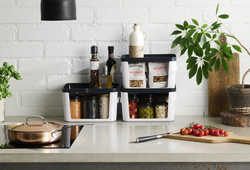 smartstore opbergbox COMPACT SQUARE M, wit, 200×200×120 mm, stapelbaar