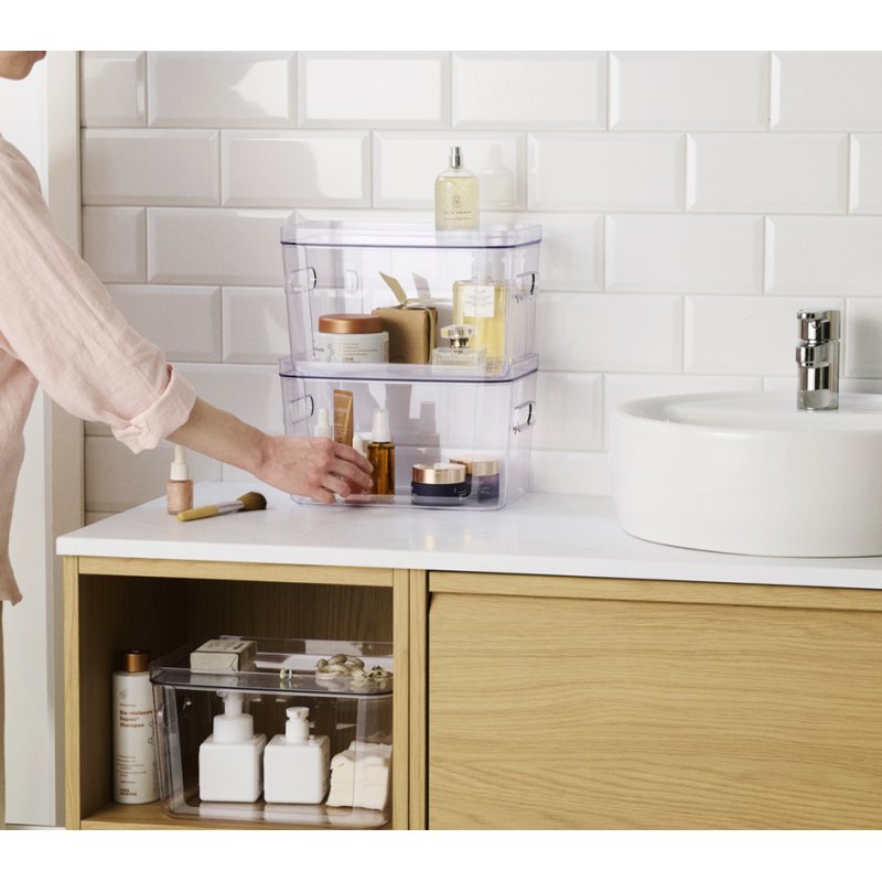 smartstore boîte de rangement COMPACT ACCESS, blanc, 295×200×160 mm, matière SAN