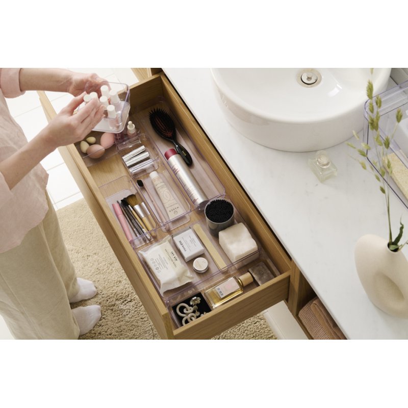 smartstore ladeorganizer COMPACT SORT, transparent, 400×100×60 mm, modulaire