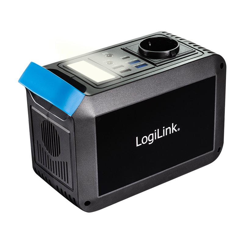 LogiLink banque d'énergie mobile/générateur d'électricité, 300 watts, noir, 64.000 mAh