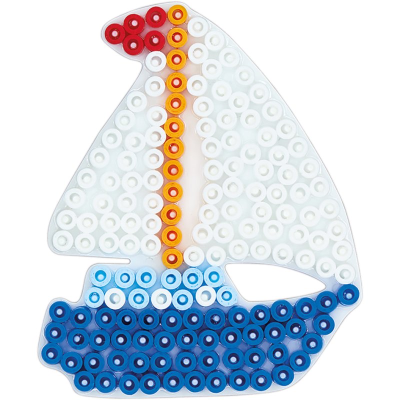 Hama Plaques à repasser Bateau, blanc, midi