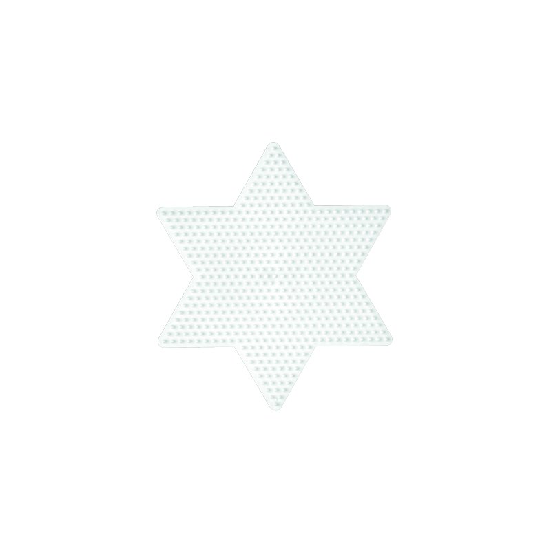 Hama Perles à repasser plaque de loisir créatif Père Noël, blanc, 155×155 mm