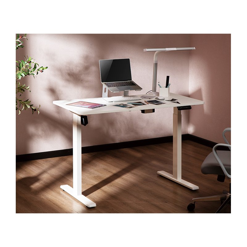 LogiLink desk frame, electric height-adjustable, white, 710-1190 mm