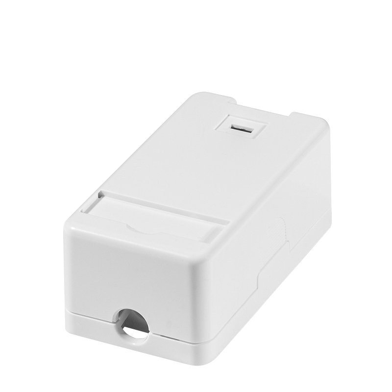 LogiLink Professional surface-mount box for Keystone modules, 1-gang, white