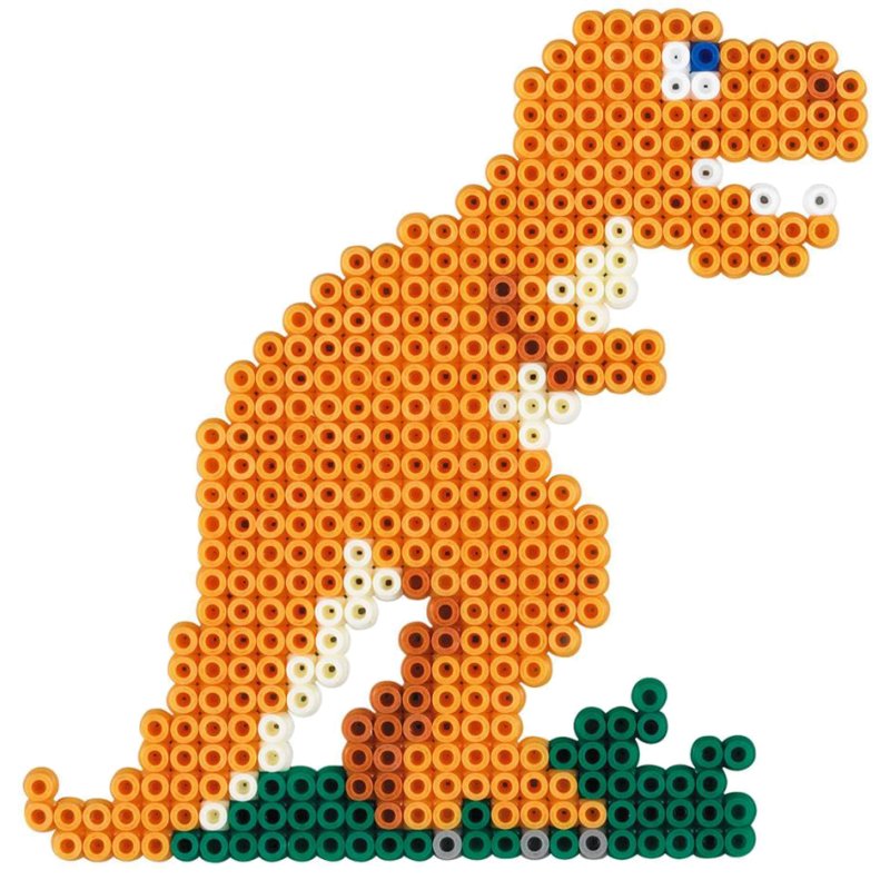 Hama fuse beads midi Dino World, gift box, 2,000 pieces
