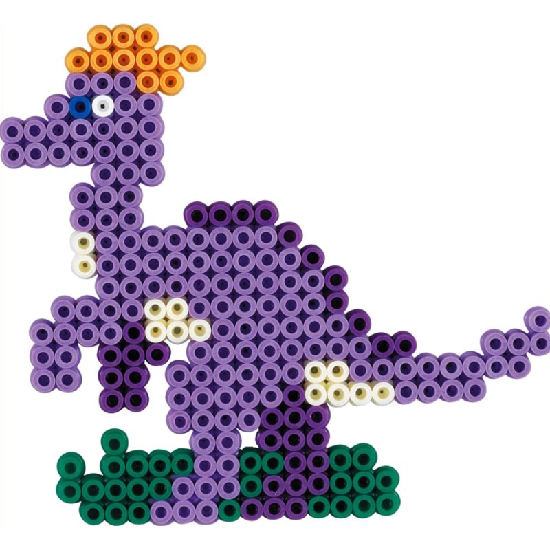 Hama fuse beads midi Dino World, gift box, 2,000 pieces