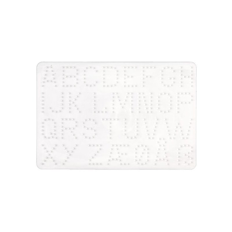 Hama panneau à perles alphabet, blanc, 145×215 mm