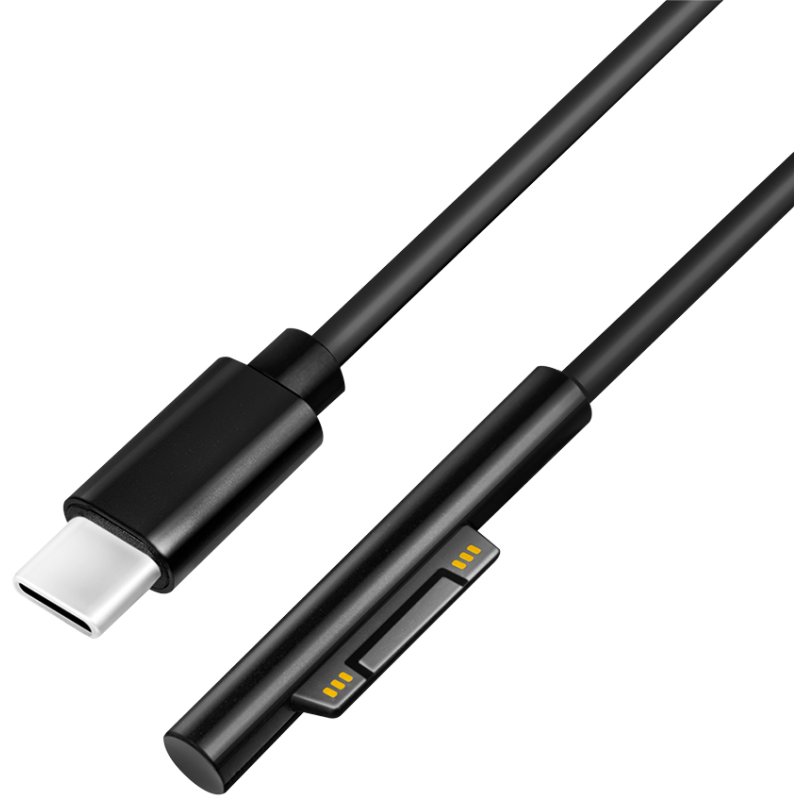 LogiLink Câble de charge USB-C vers Microsoft Surface, noir, 1,8 m