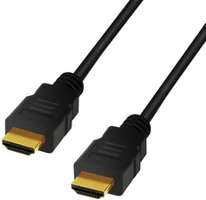 LogiLink HDMI kabel 2.1, A-stekker naar A-stekker, zwart, 1,0 meter