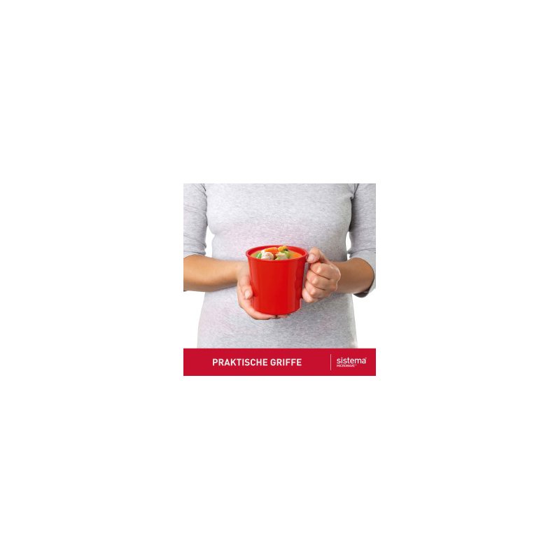 Sistema magnetronbeker Medium Soup Mug, 650 ml, rood