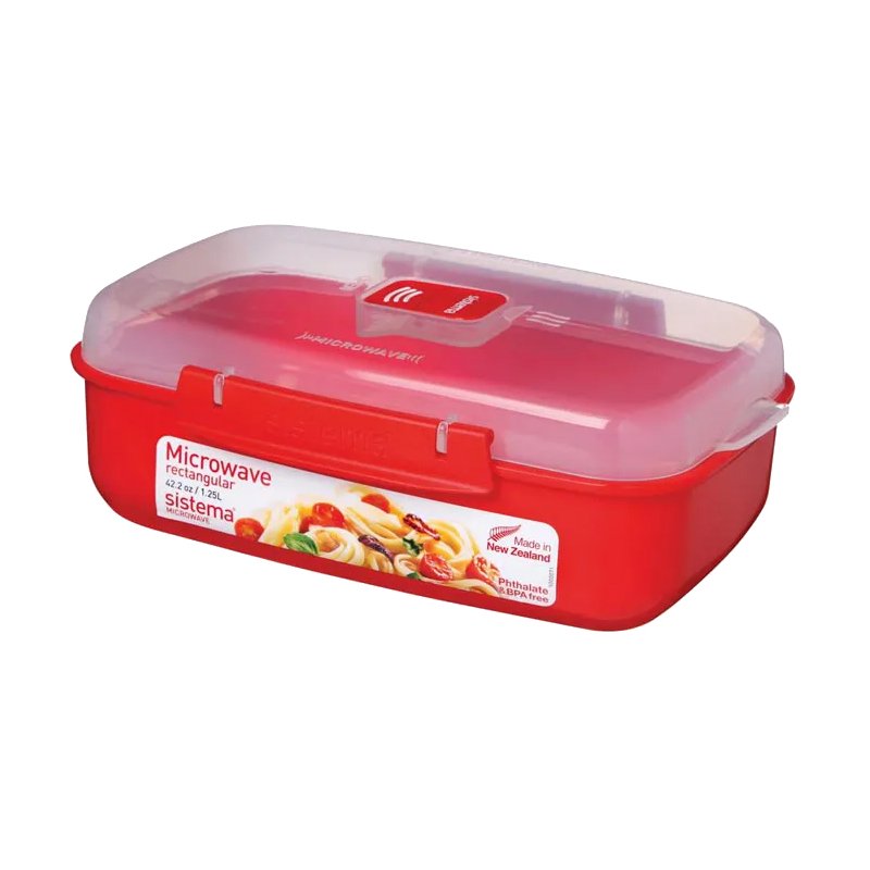 Sistema magnetronbakje rechthoekig, 525 ml, rood