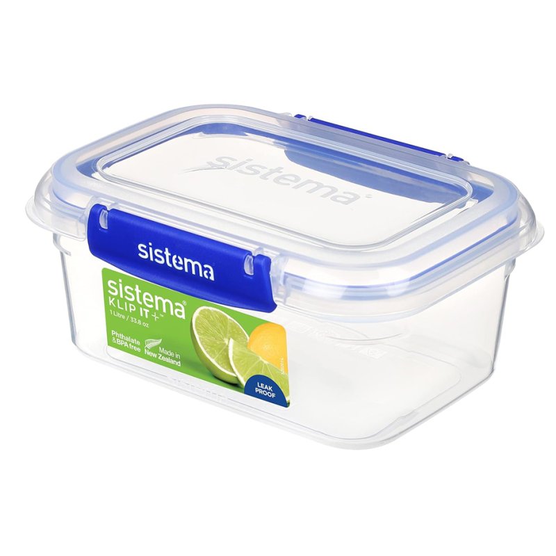 Sistema vershouddoos KLIP IT PLUS, 1,15 liter, blauw, stapelbaar