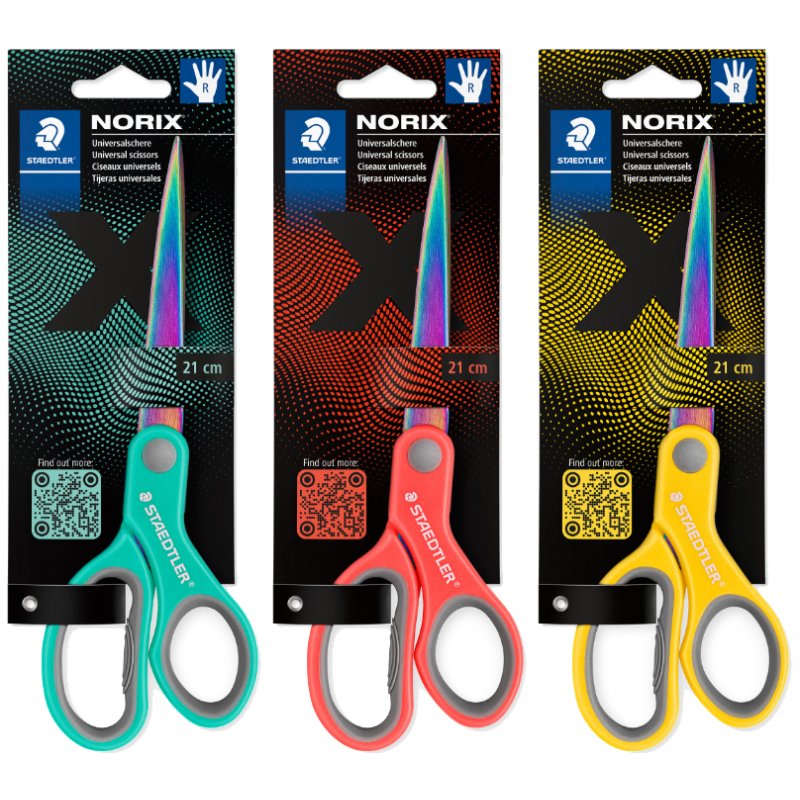 STAEDTLER ciseaux de bricolage NORIX, pointu, 210 mm, droitier