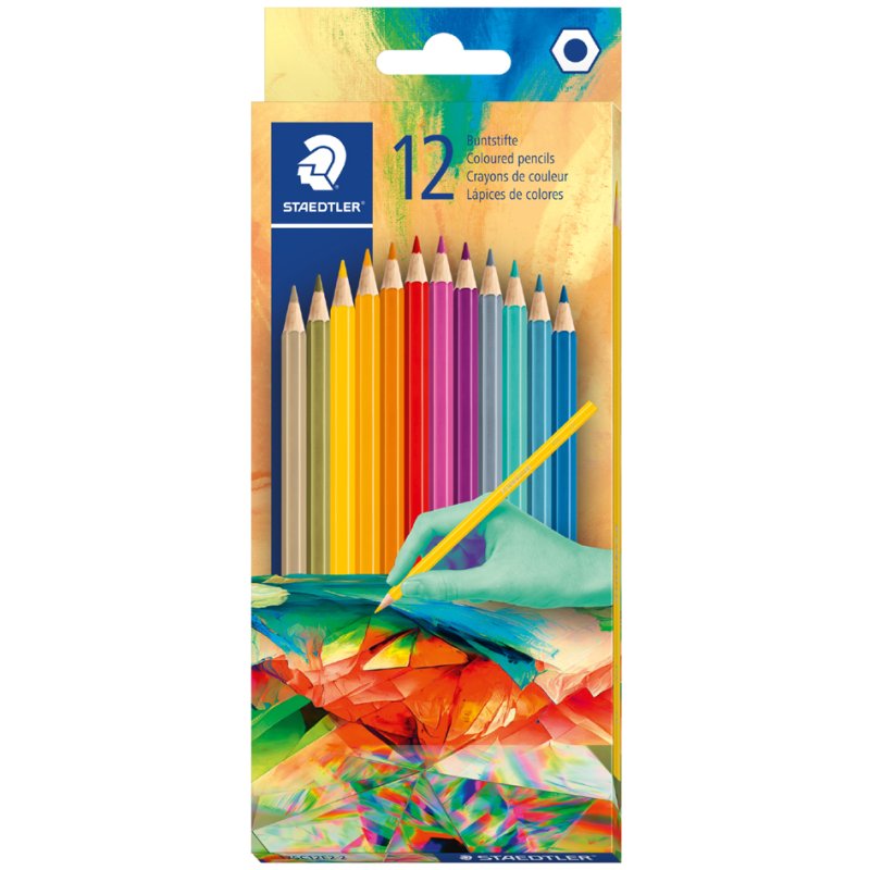 STAEDTLER colouring pencils Edition 1, hexagonal, 3.0 mm, 12 pieces