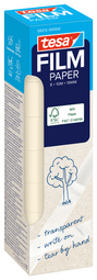 tesa plakband PAPER transparant, 19 mm × 10 m, 8 rollen