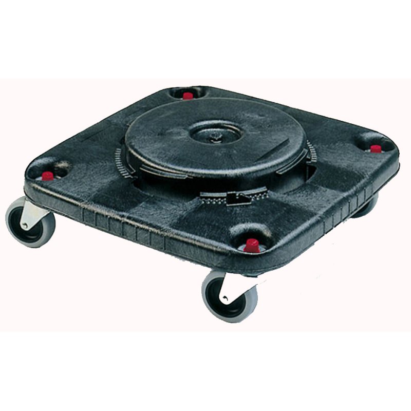 Rubbermaid couvercle BRUTE avec poignée, carré, gris